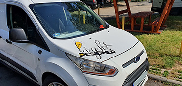 Transit custom autófóliázás