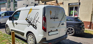 Transit custom autófóliázás