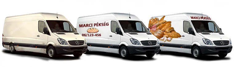 kisbusz és teherautó matricázás