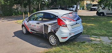 Karosszéria fóliázás nyomtatott fóliából