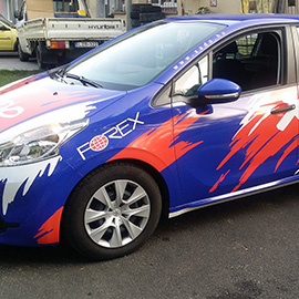 céges autós reklám