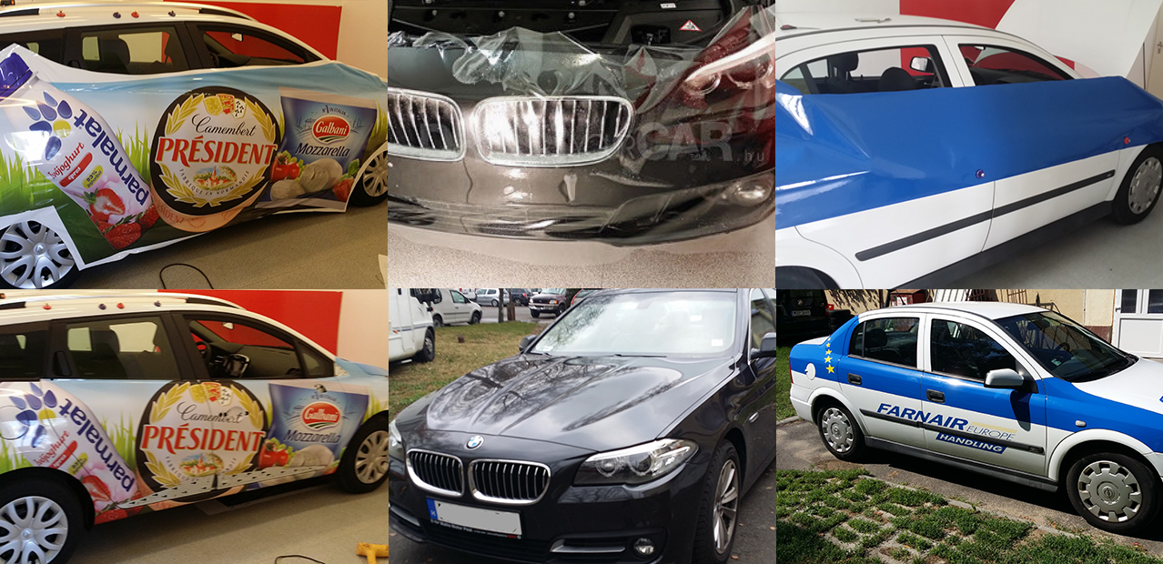 autófóliázás előtte utána képek